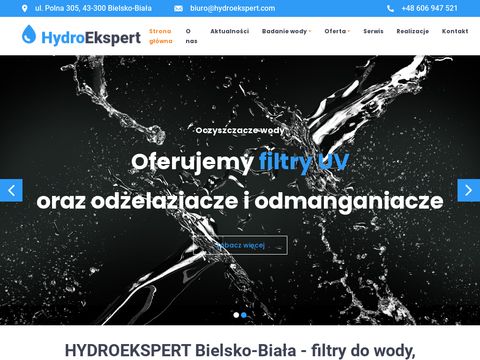 Hydroekspert.com odżelaźnianie wody bielsko