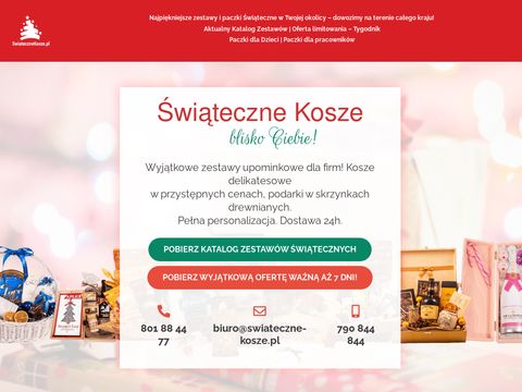 Paczki świąteczne - swiateczne-kosze.pl