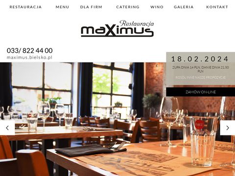 Maximus.bielsko.pl - restauracja