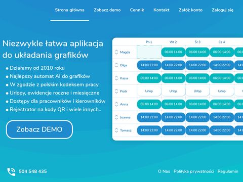 Grafikionline.pl grafik pracy