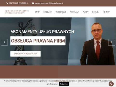 Kancelaria Prawna Warszawa staniszewski-kancelaria.pl