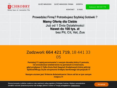 Kredyty-chrobry.pl chwilówki Nowy Sącz