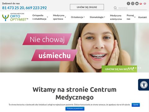 Ortooptymist.pl medycyna sportowa Lublin