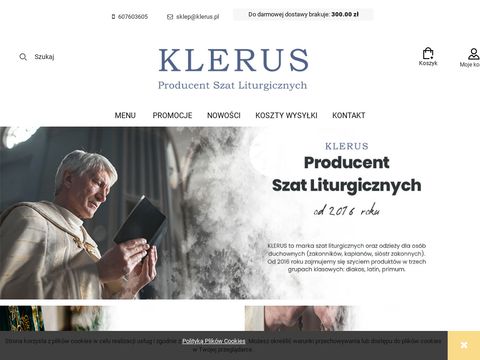 Klerus.pl stroje i szaty liturgiczne