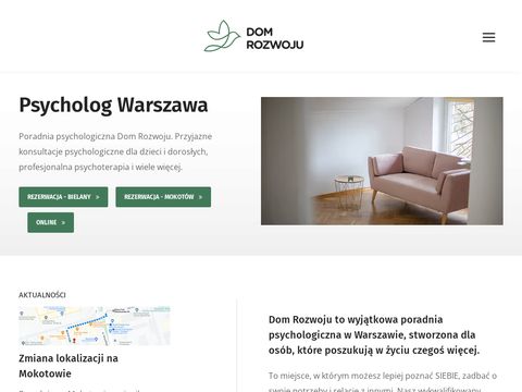 Dom-rozwoju.pl psycholog Warszawa
