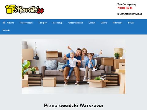 Manatki24.pl - przeprowadzki Warszawa