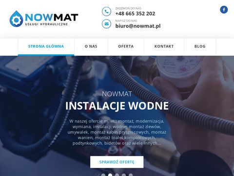 Nowmat.pl hydraulik Wrocław