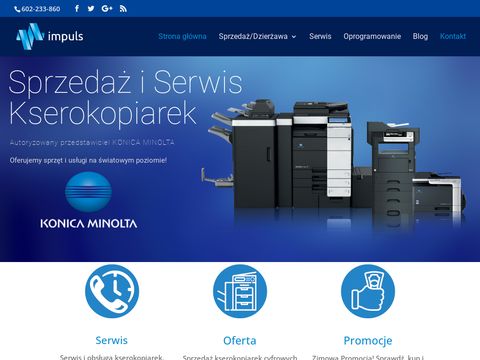Kseroimpuls.com.pl dzierżawa kserokopiarek