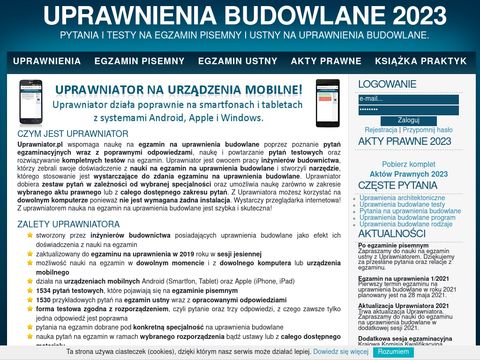 Uprawniator.pl uprwnienia budowlane program