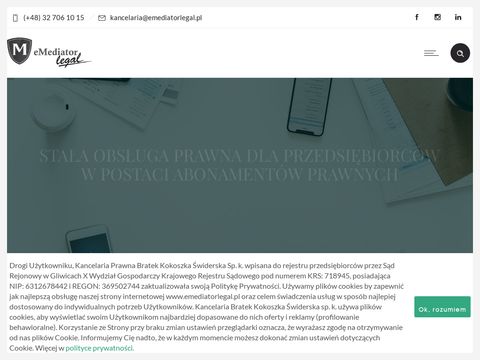 Emediatorlegal.pl prawnik Gliwice