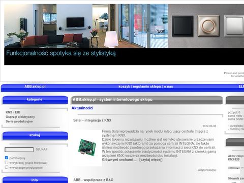 ABB.sklep.pl - podzespoły dla inteligentnych instalacji KNX/EIB