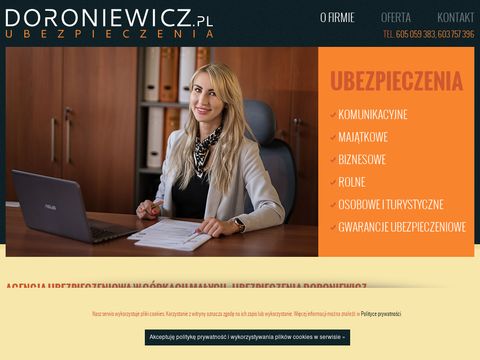 Doroniewicz.pl ubezpieczenia