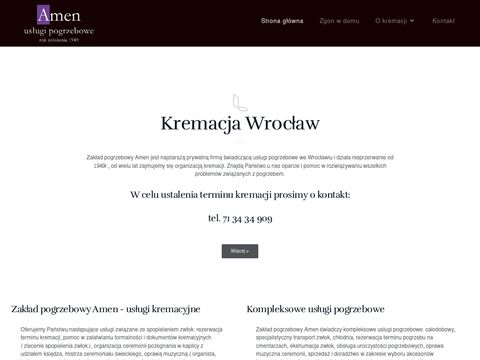 Kremacja.wroclaw.pl - zakład pogrzebowy Amen