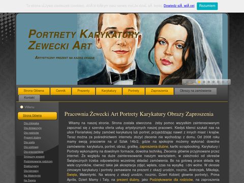 Zewecki.pl karykatury portrety ze zdjęć na prezent