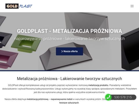 Metalizacja-prozniowa.eu, lakierowanie przemysłowe