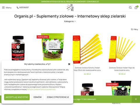 Organis.pl zioła suplementy witaminy