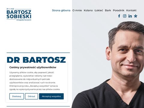 Bartoszsobieski.pl - uszkodzenie łąkotki Szczecin