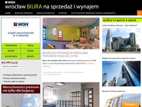 Biurawroclaw.com.pl powierzchnie biurowe