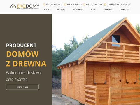 Domyzdrewna-ekodomy.pl domki rekreacyjne