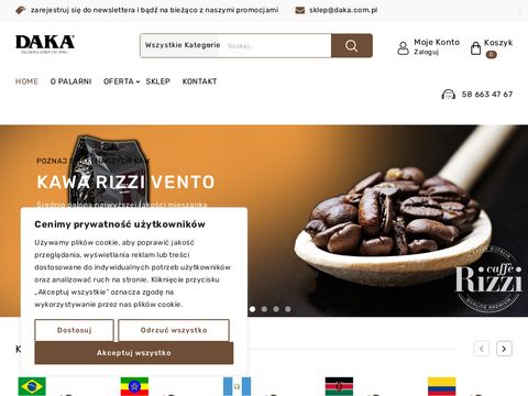 Daka.com.pl kawa smakowa