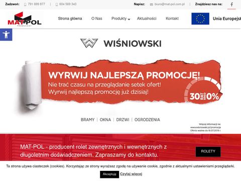 Mat-pol.com.pl żaluzje Białystok