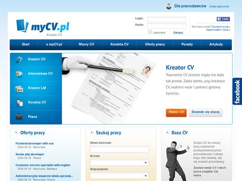 Stwórz CV w MyCV.pl