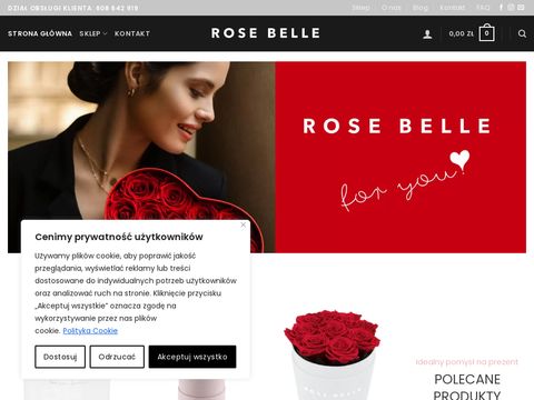 Rosebelle.pl kwiaty wieczne oraz prezenty