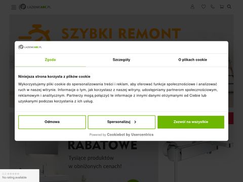 Lazienkiabc.pl sklep internetowy z wyposażeniem