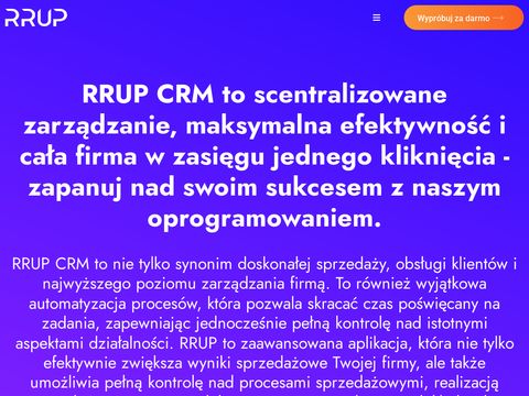 RRUP sp. z o.o. - crm dla branży fotowoltaicznej