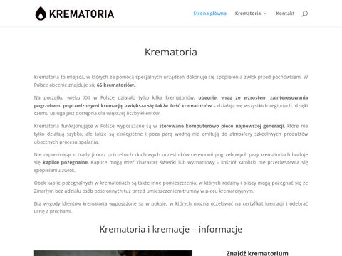 Krematoria.com.pl strona o kremacjach