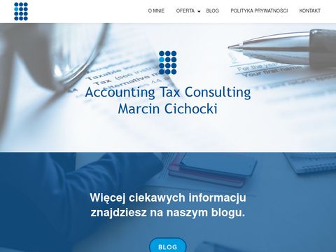 Atc.olsztyn.pl doradztwo podatkowe Marcin Cichocki