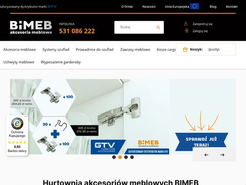 Bimeb.pl - hurtownia akcesoriów meblowych