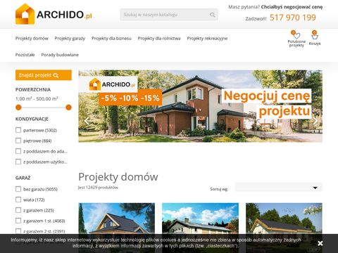 Archido.pl projekty tanich domów