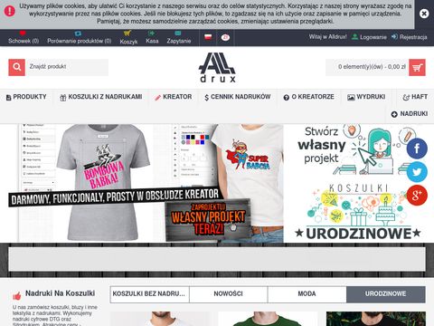 Alldrux.pl nadruki na koszulki