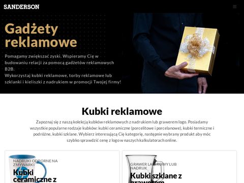 Sanderson.pl kubki reklamowe z nadrukiem