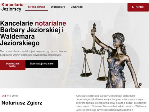 Jeziorscy.com.pl usługi notarialne Zgierz