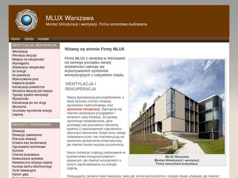 MLUX - Klimatyzacja i wentylacja Warszawa