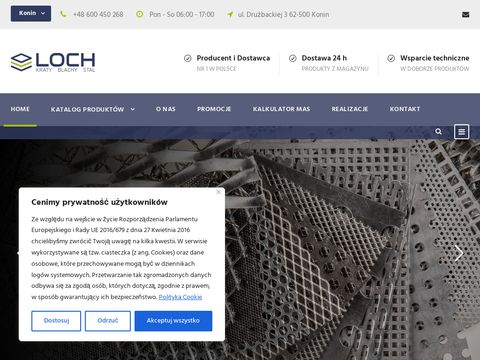 Aloch.pl blachy perforowane