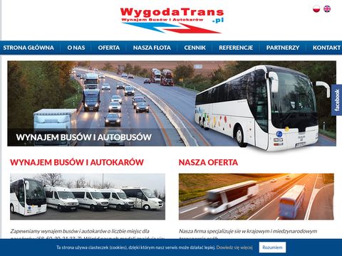 Wygodatrans.pl wynajem busów Kraków