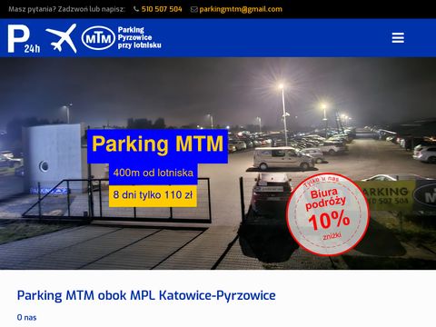 Parking lotnisko Katowice - Parking MTM