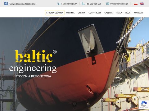 Baltic.gda.pl remonty siłowni okrętowych