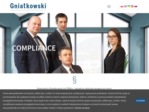 Gniatkowski.com kancelaria radcy prawnego Poznań