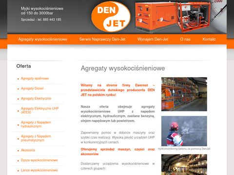 Den-jet.pl - pompy wysokociśnieniowe