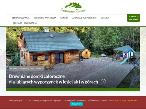 Swierkowe-zacisze.pl domki do wynajęcia w górach
