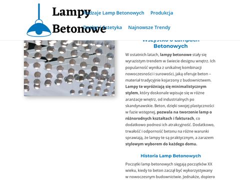 Lampy-betonowe.pl sklep