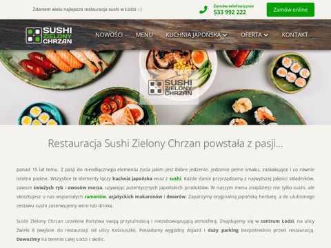 Zielonychrzan.pl - restauracja sushi ramen