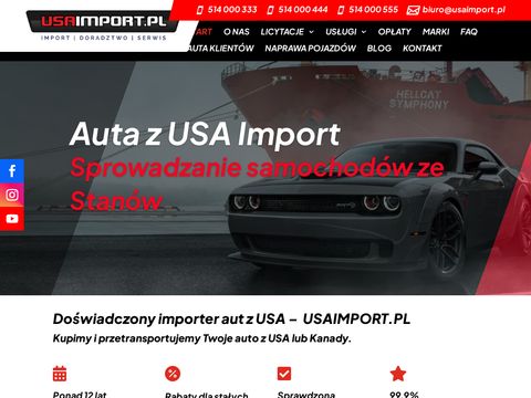 Usaimport.pl - sprowadzanie samochodów