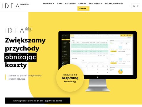 Ideaerp.pl - systemy dedykowane dla firm