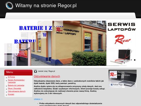 Regor.pl naprawa laptopów Wrocław