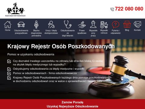 Krop.org.pl odszkodowania za wypadki